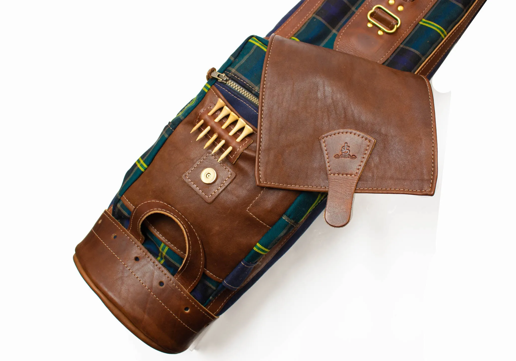 8” Sunday Style Tartan Golf Bag