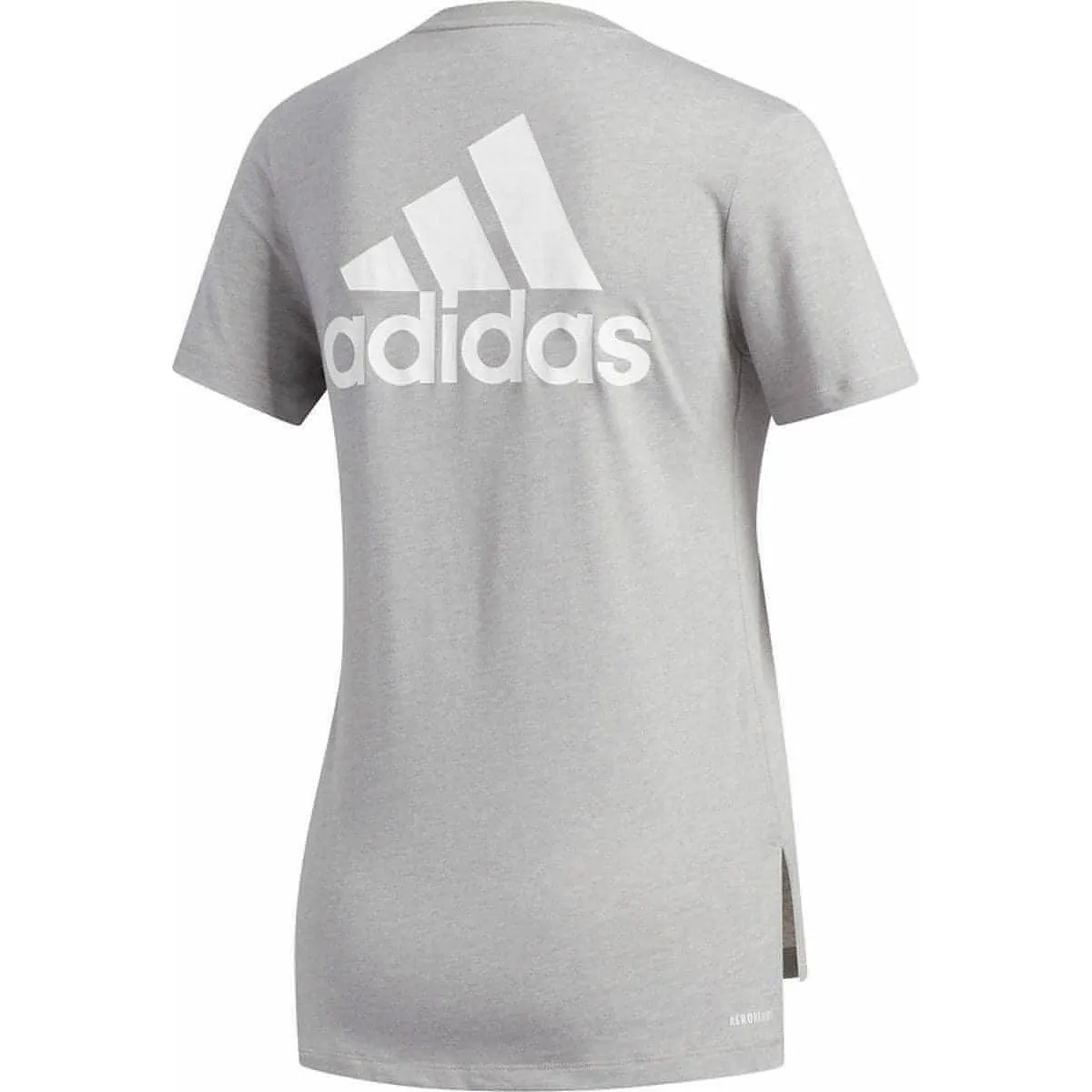 adidas Logo Go To Short Sleeve Womens Training Top - Grey