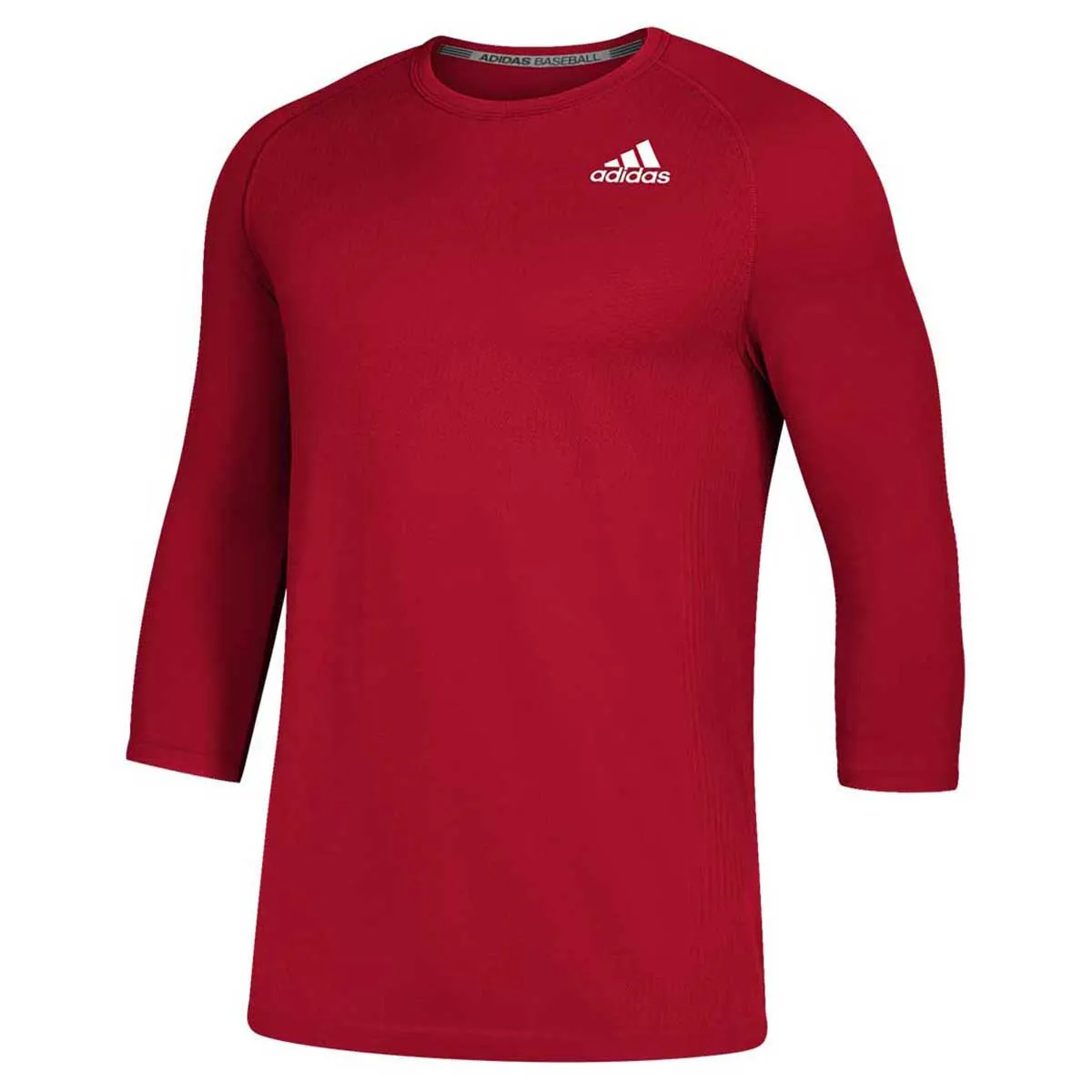 adidas Men's Power Red Fielder's Choice 2.0 3/4 Baselayer