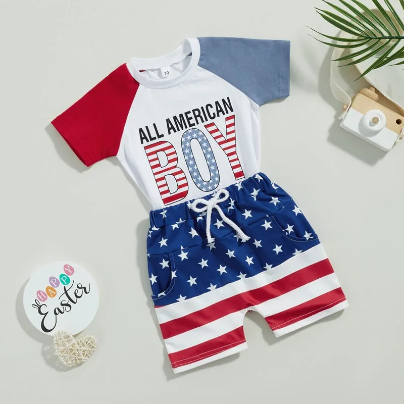 ALL AMERICAN BOY 4th of July Outfit