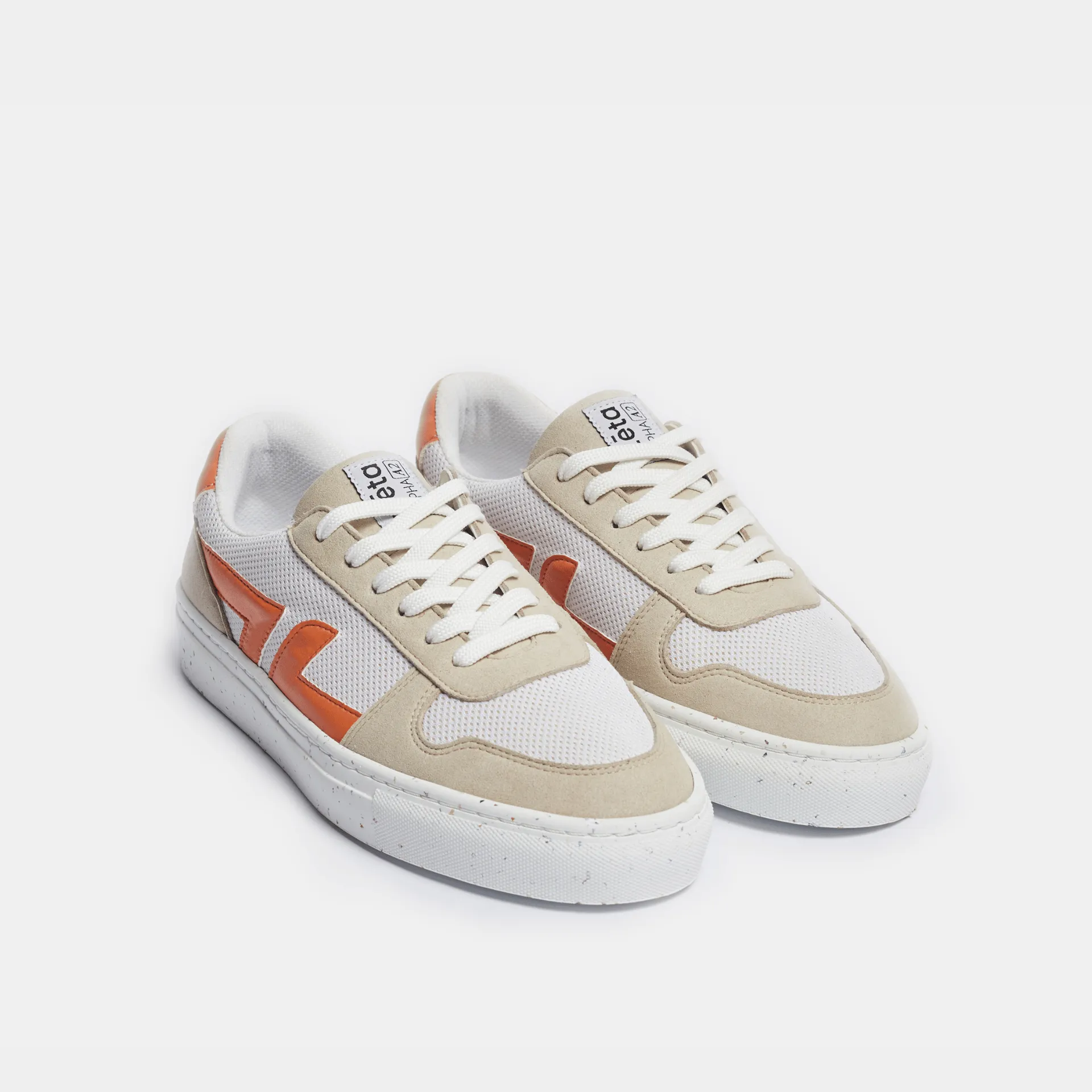 Alpha A2 Recycled Vegan Sneakers | Orange