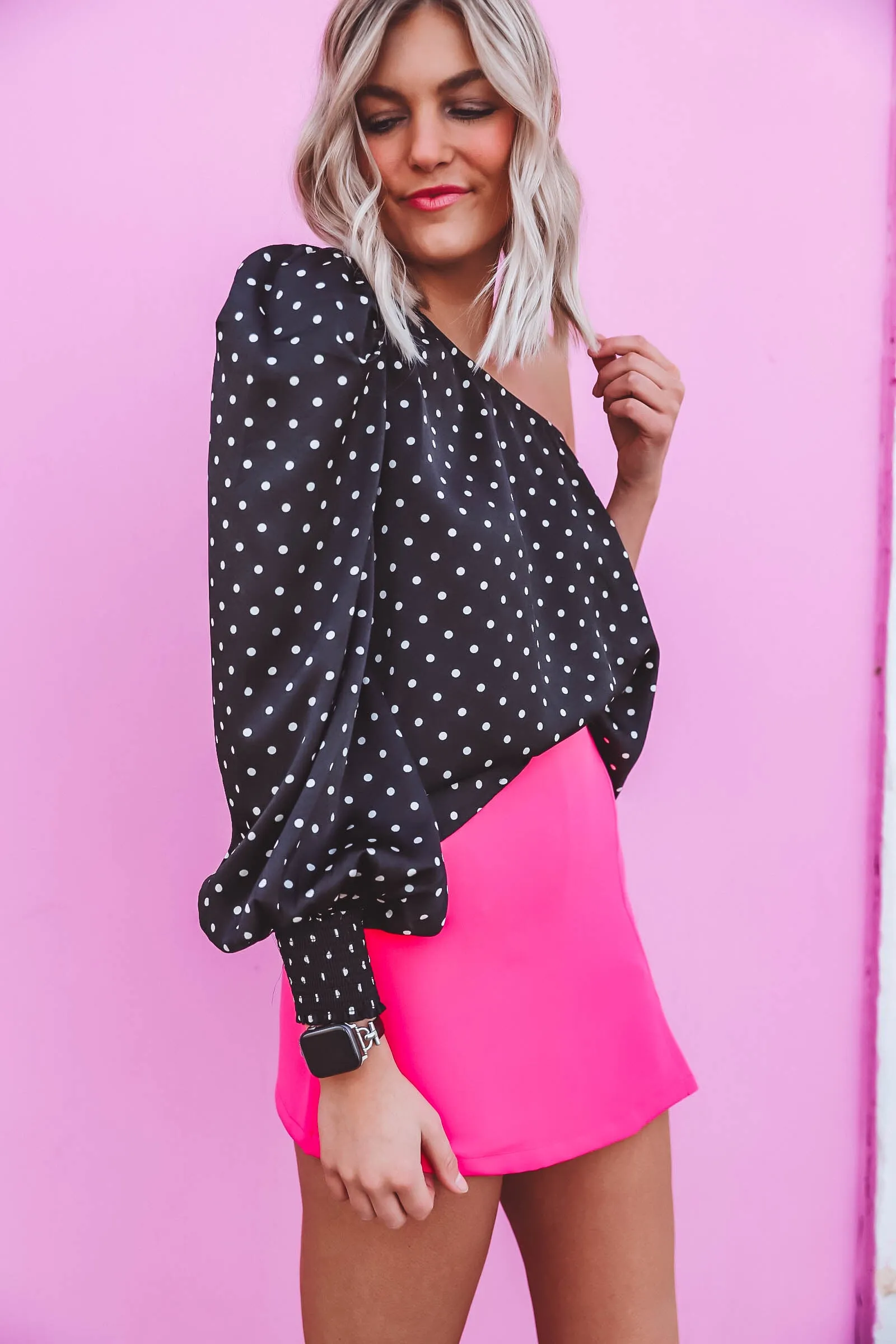 Alyssa Polka Dot Top