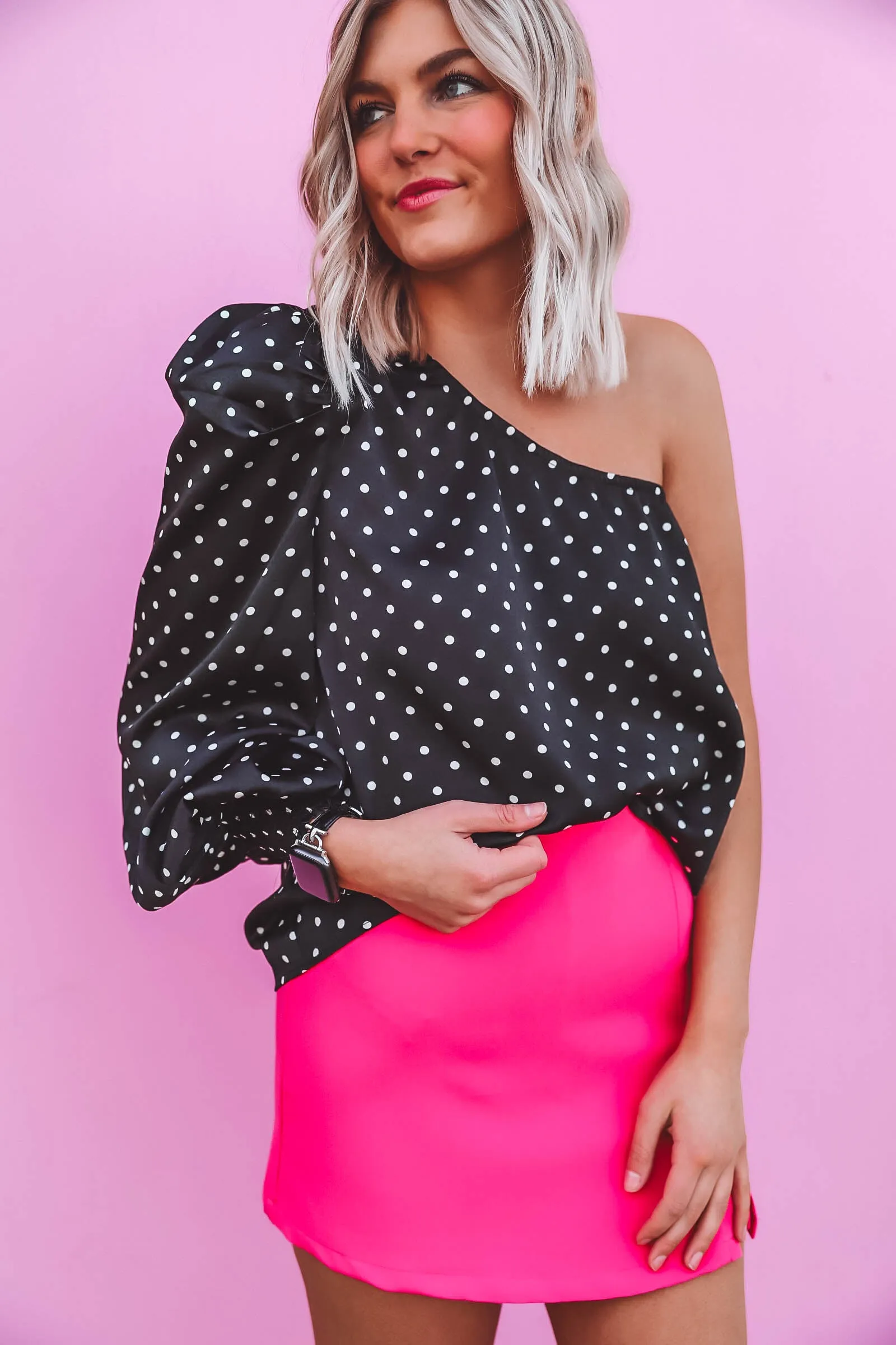 Alyssa Polka Dot Top