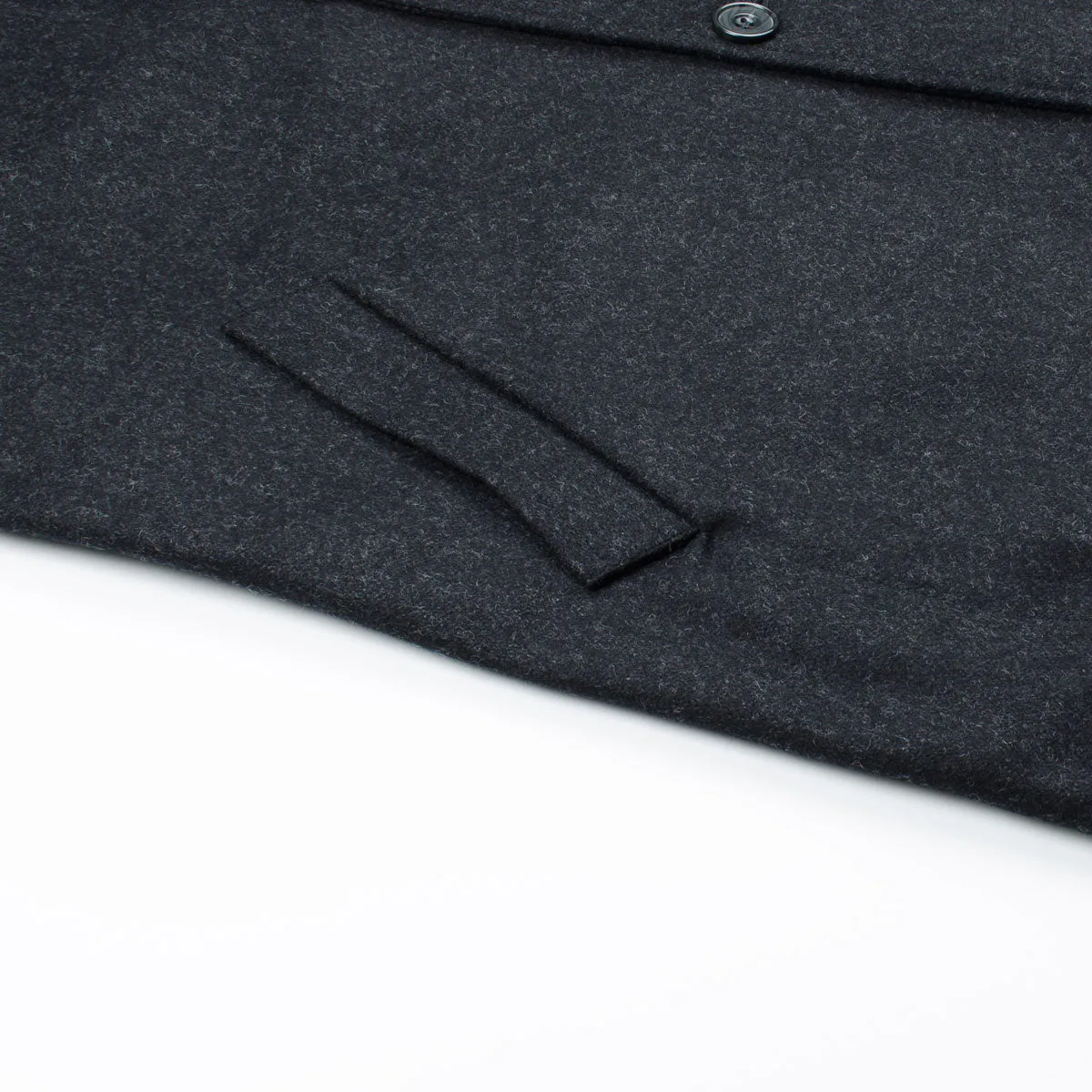 Arpenteur - Utile Melton Wool Coat - Charcoal