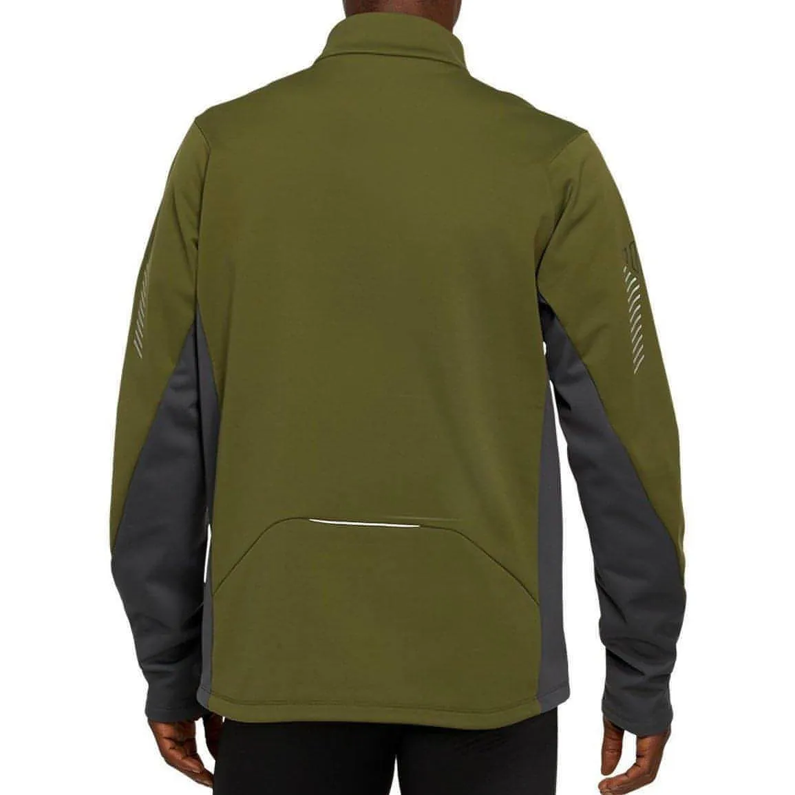 Asics Lite-Show Winter Mens Running Jacket - Green