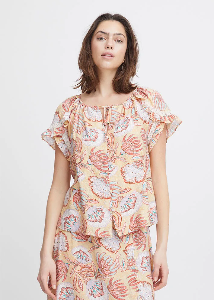 Atelier Rêve Lamore Bluse - Big Summer Flowers