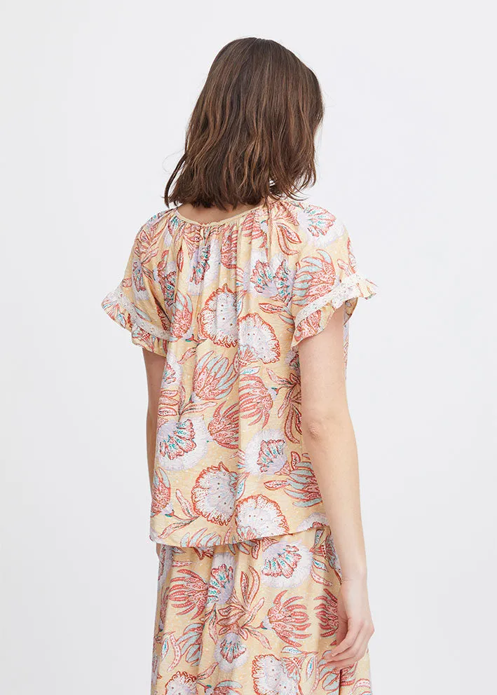 Atelier Rêve Lamore Bluse - Big Summer Flowers