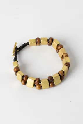 Barmana Brass Bone Clasp Bracelet