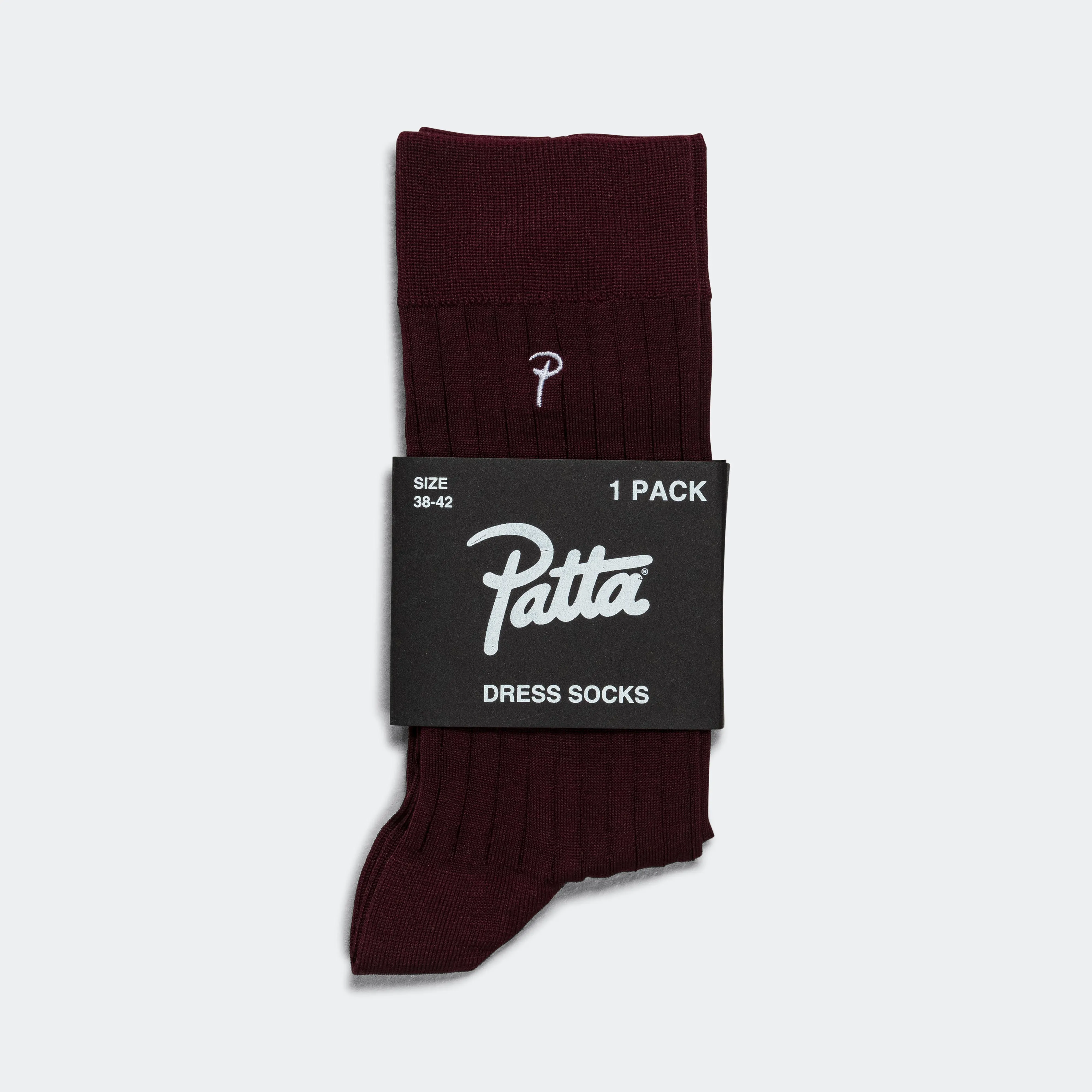 Basic Dress Socks - Bordeaux