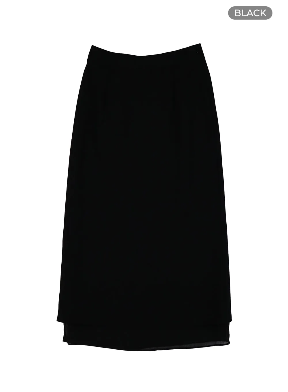 Basic Layered Maxi Skirt IF423