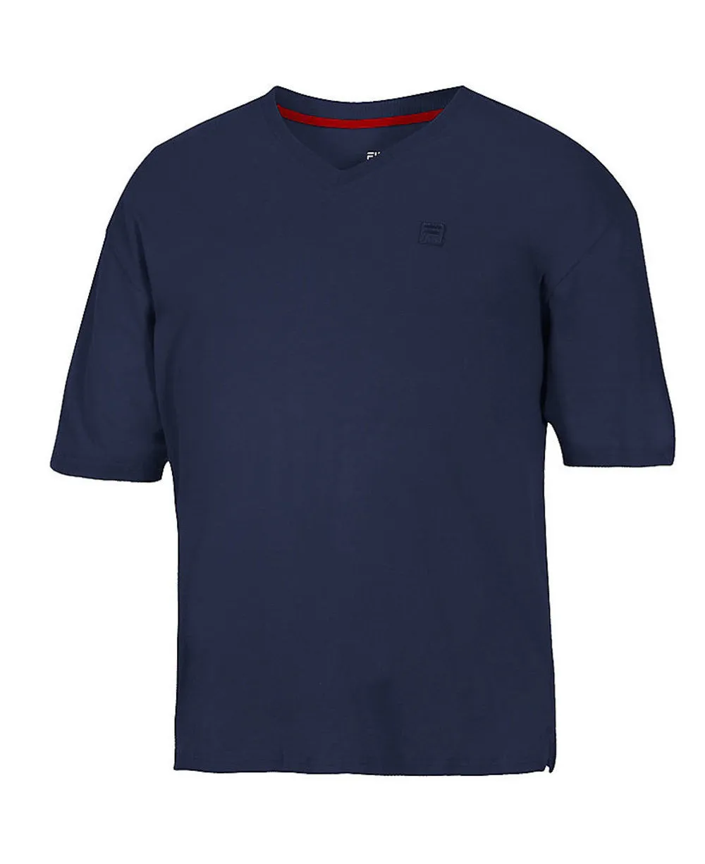 Basic V Neck T-Shirt by Fila