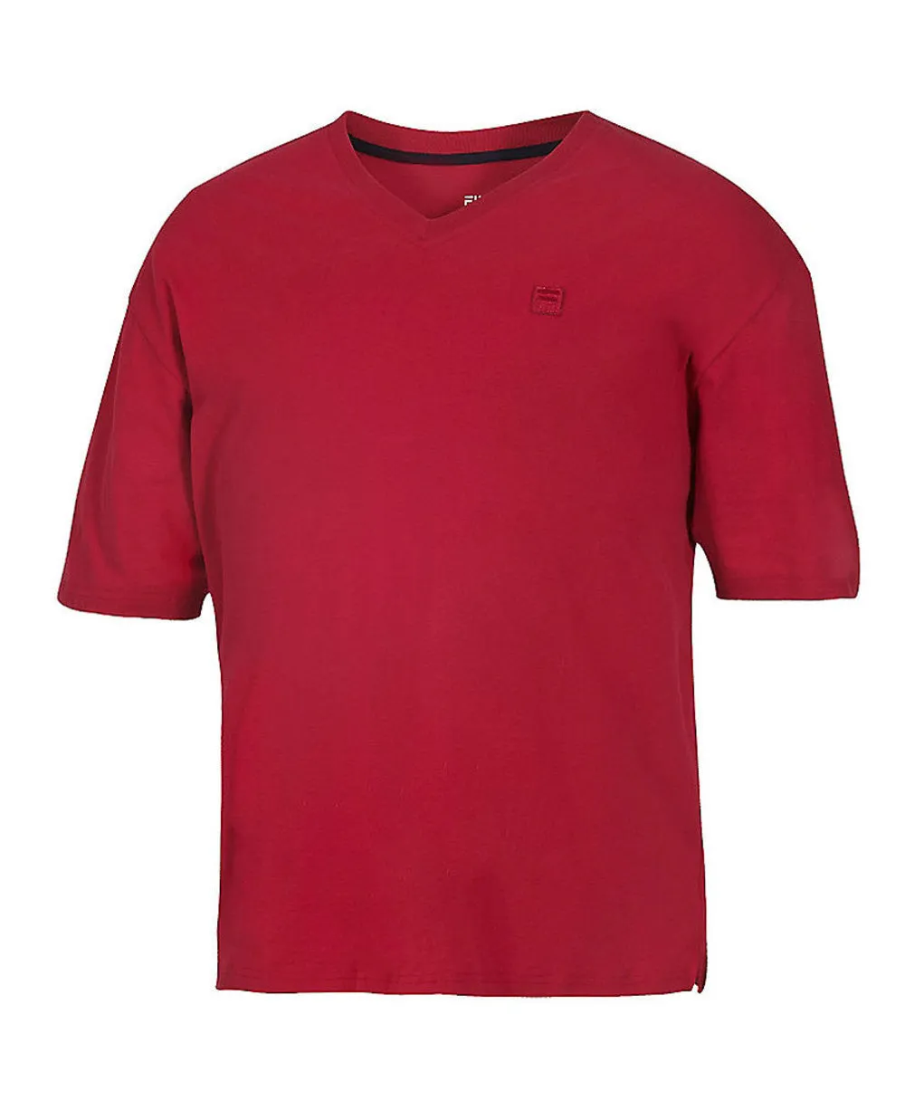 Basic V Neck T-Shirt by Fila