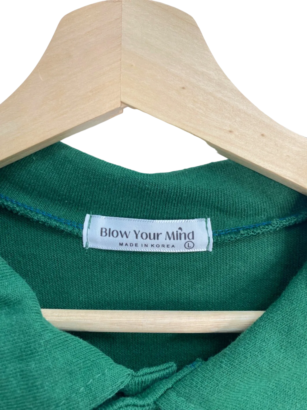 Blow Your Mind Green Polo Sweatshirt UK L