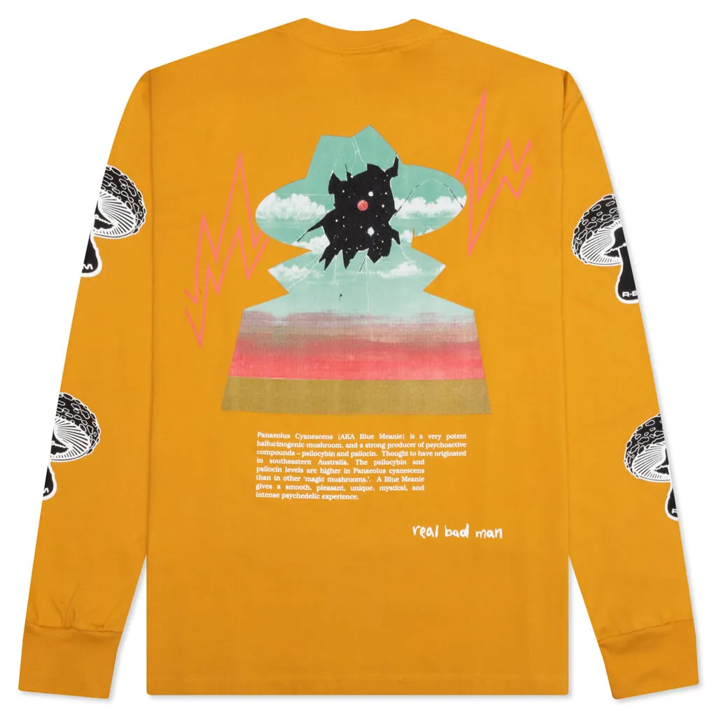 Blue Meanie L/S Tee - Down Brown