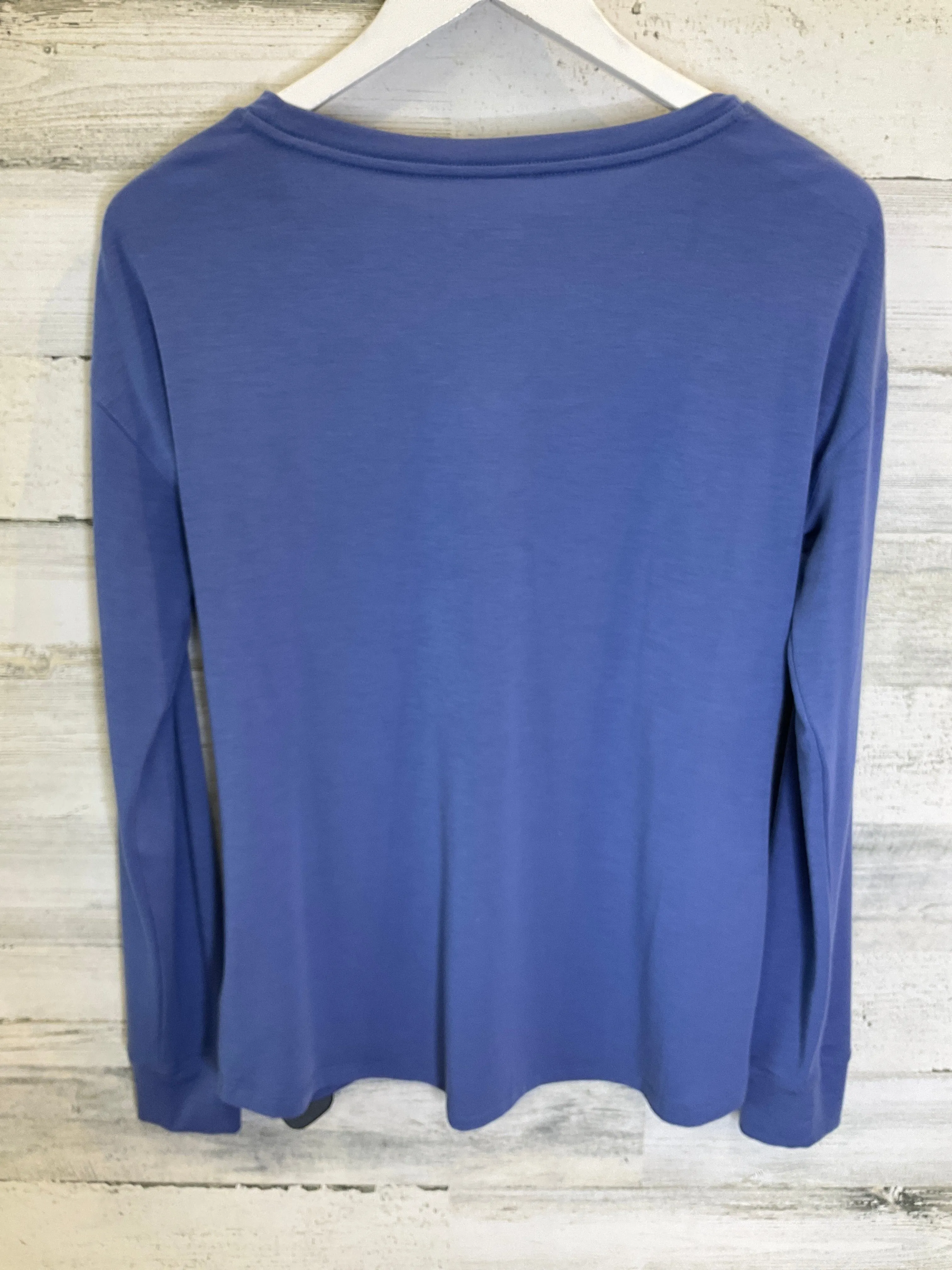 Blue Top Long Sleeve Basic Columbia, Size M