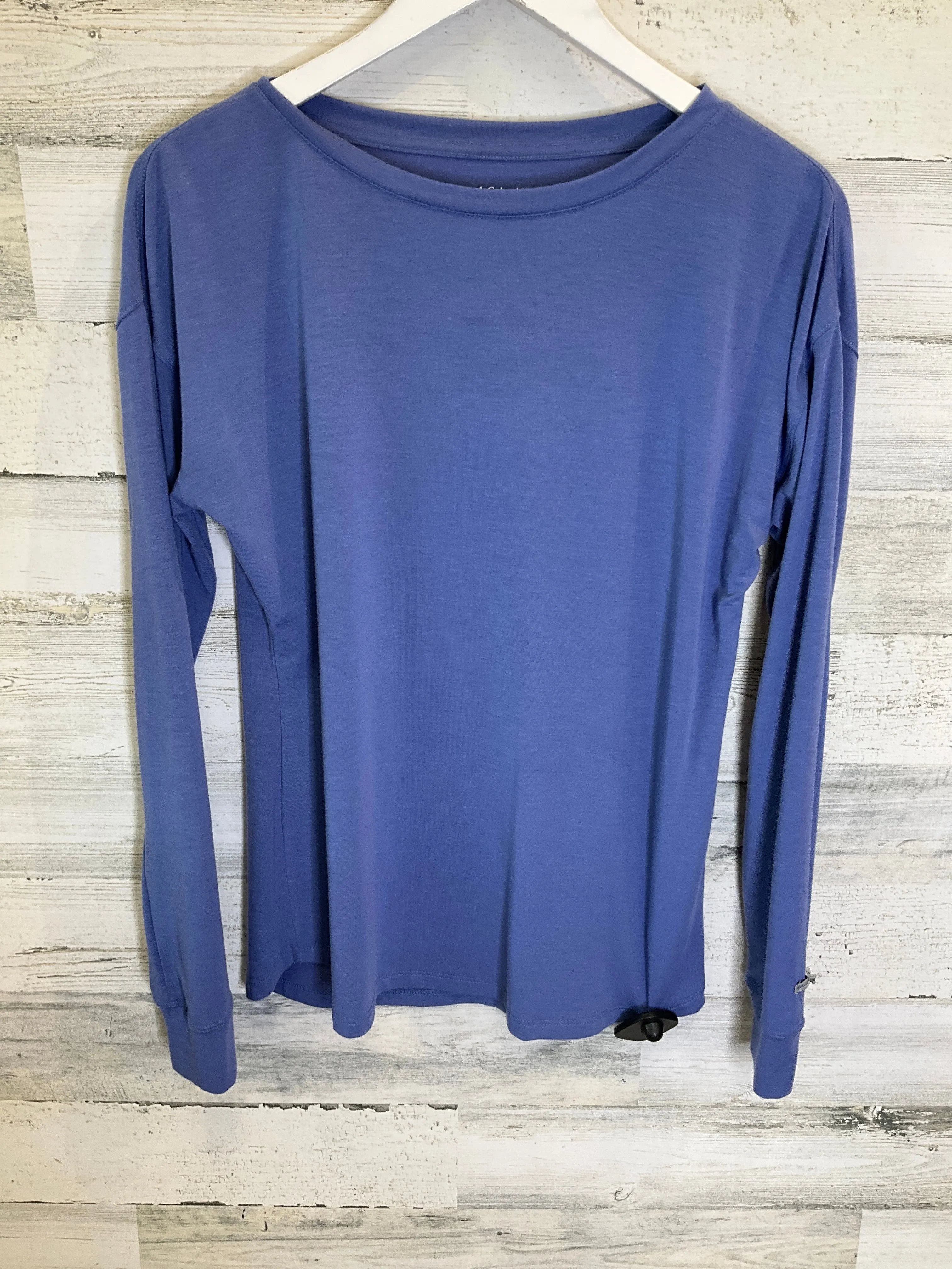 Blue Top Long Sleeve Basic Columbia, Size M