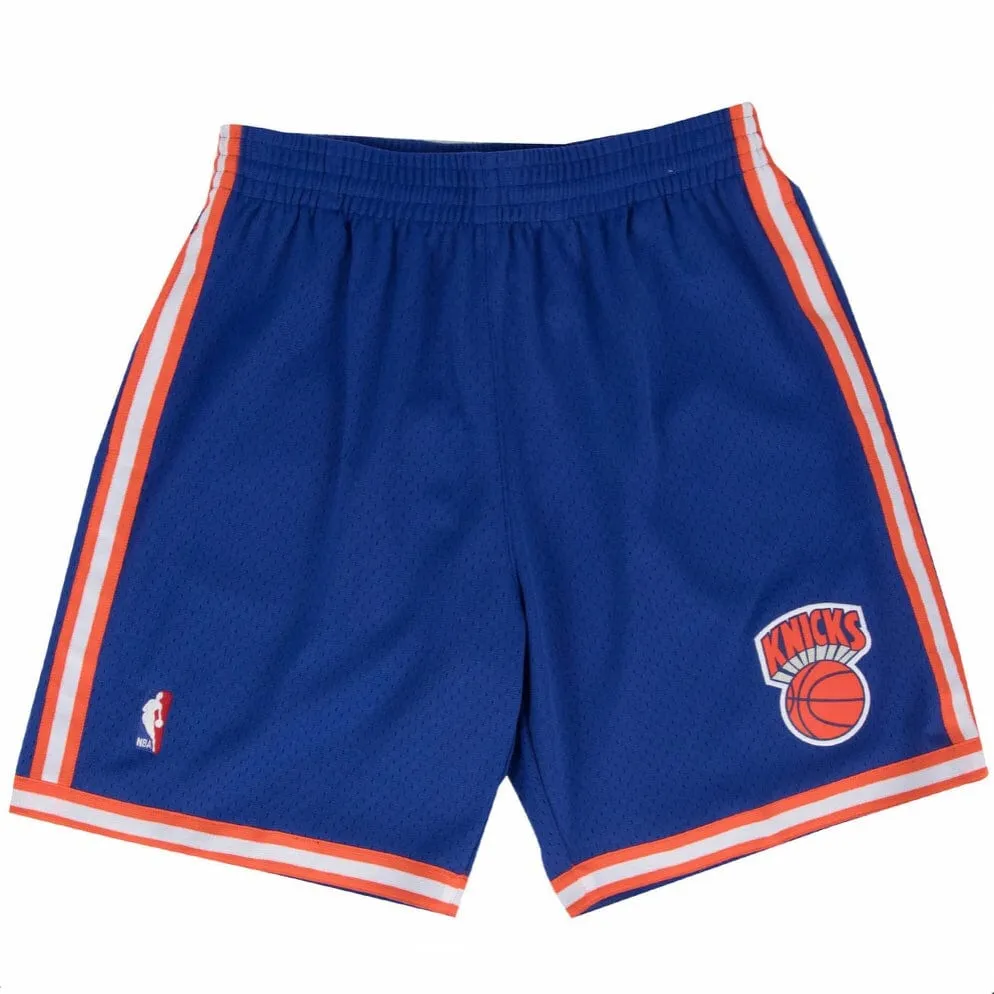 Boys Mitchell & Ness Nba New York Knicks Swingman Road Shorts (Royal)