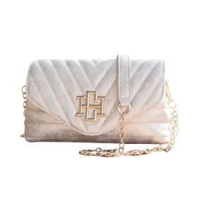 Brandy Crossbody - Glimmer Champagne