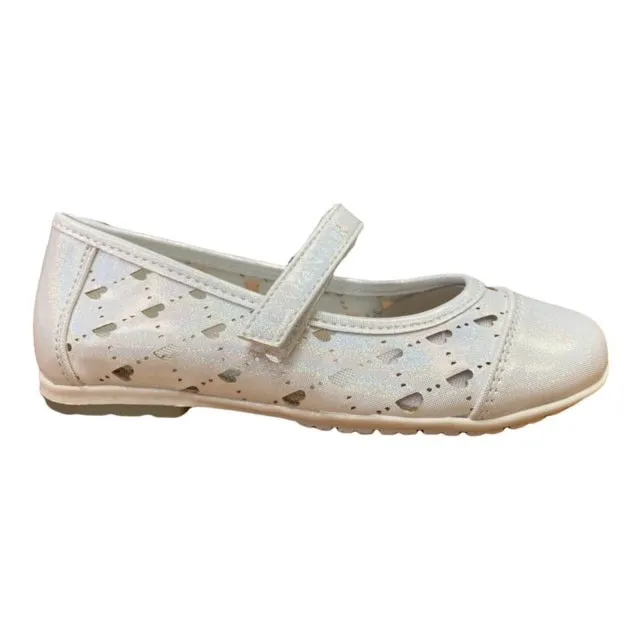 CafèNoir ballerina shoes for girls C-1672 white