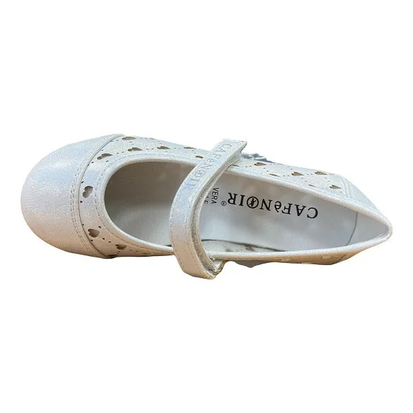 CafèNoir ballerina shoes for girls C-1672 white