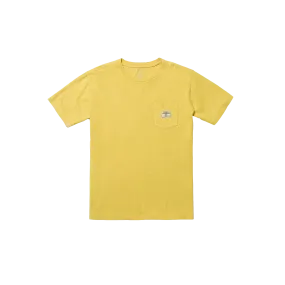 Captain Patch Pocket Short Sleeve Tee - Mineral Yellow