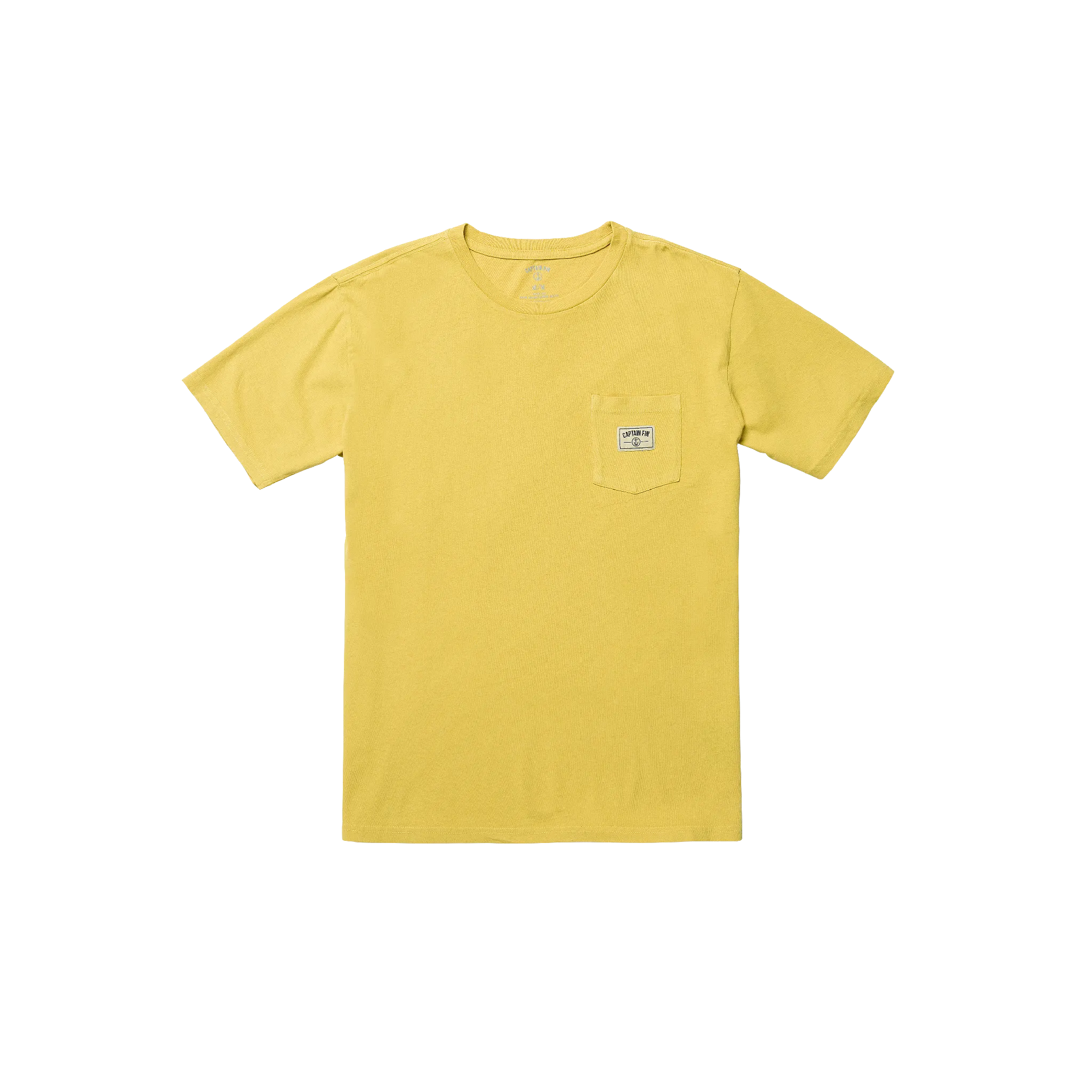 Captain Patch Pocket Short Sleeve Tee - Mineral Yellow