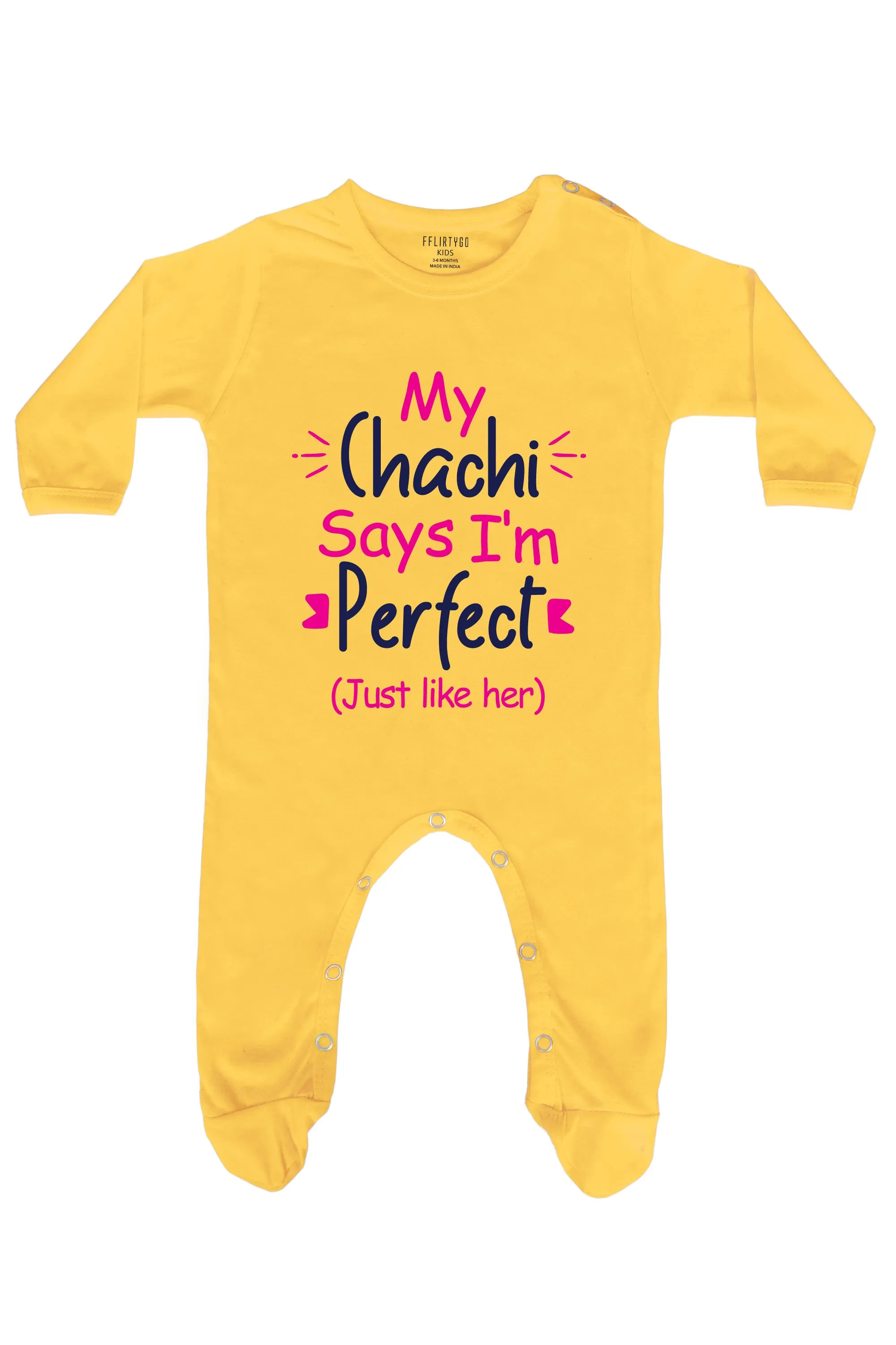 Chachi Say's I'M Perfect Baby Romper | Onesies