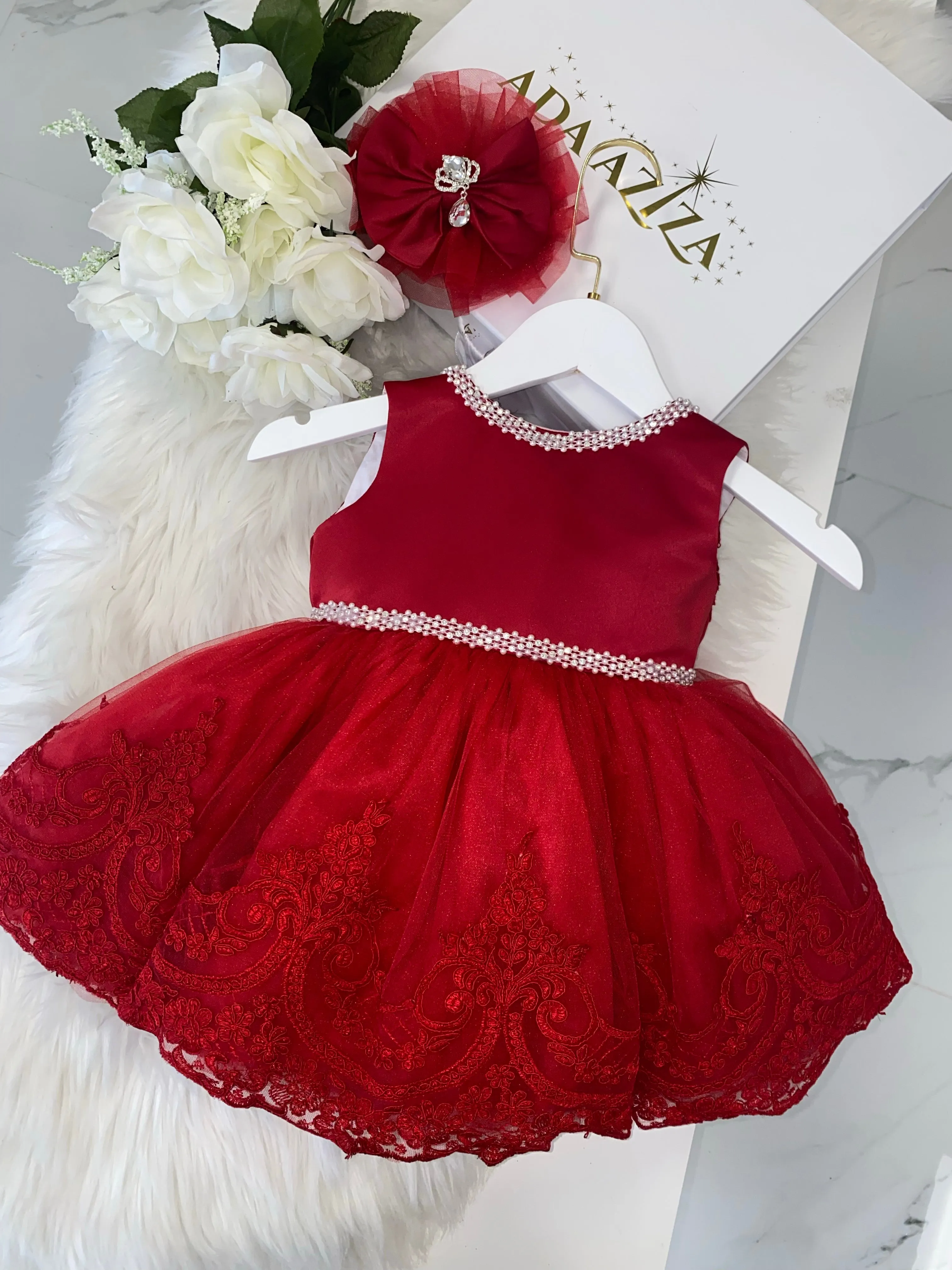 Chrystal Dress Red