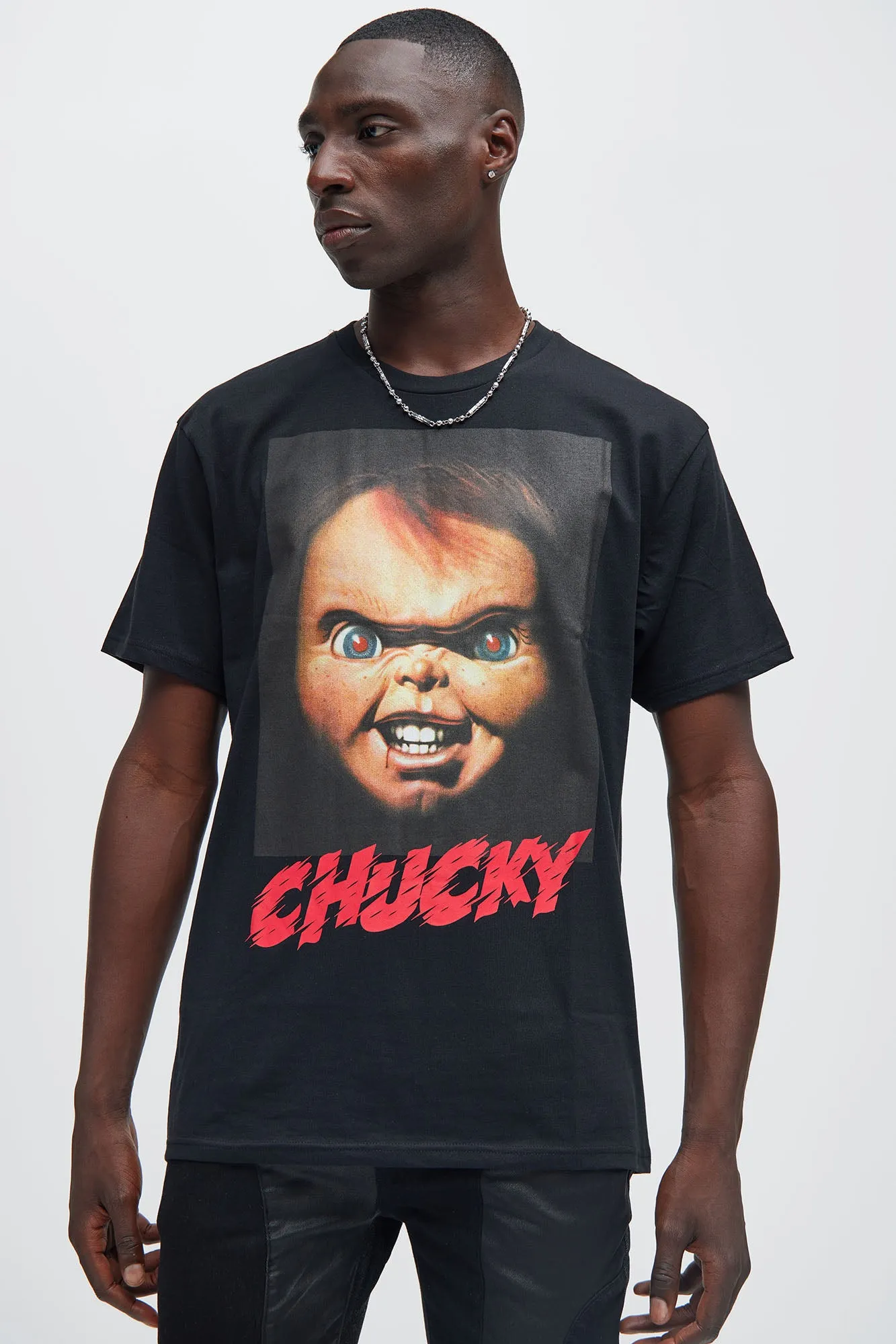 Chuck We're Friends 'Til The End Short Sleeve Tee - Black