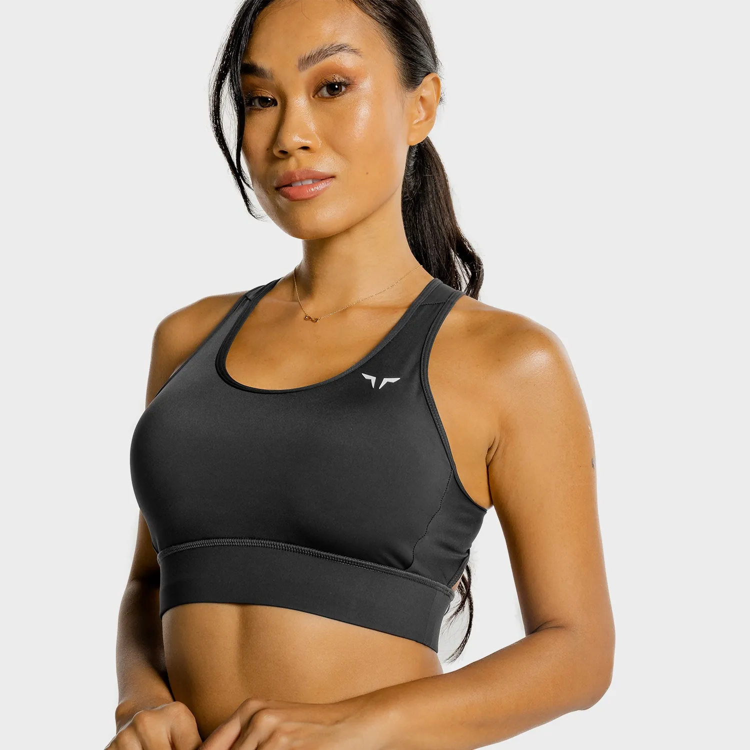 Core Bra - Charcoal