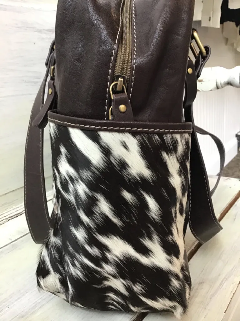 Cowhide Diaper Bag Tote