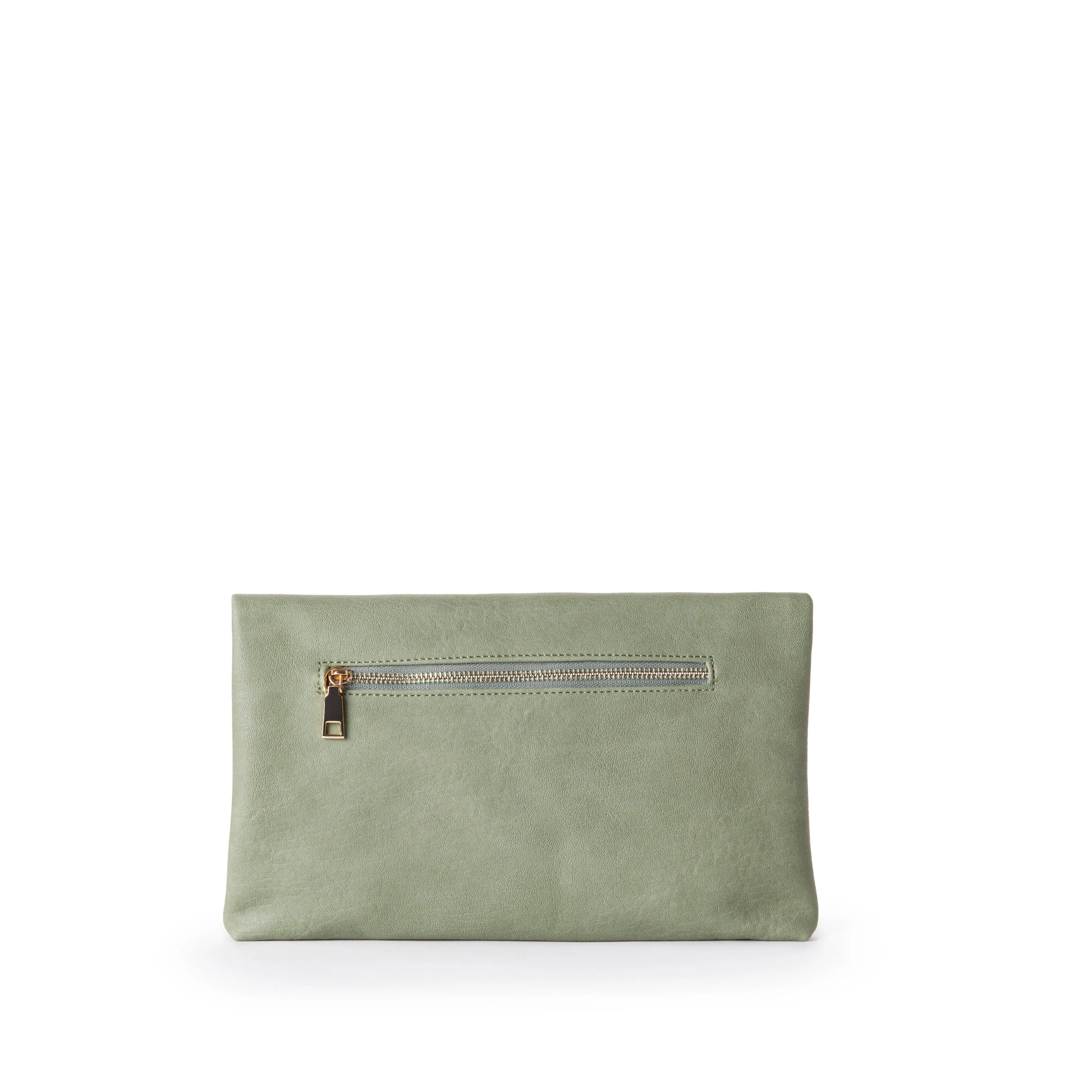 Cyndie Vegan Leather Asymmetrical Foldover Clutch | Multiple Colours