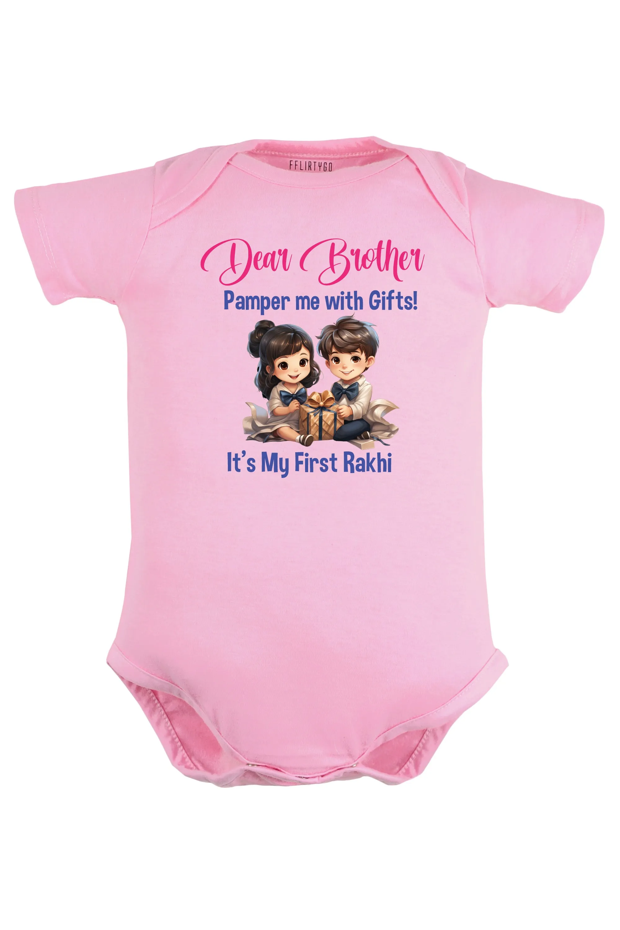 Dear Brother It's My First Rakhi Baby Romper | Onesies