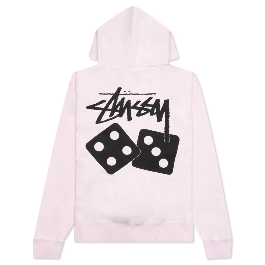 Dice Pigment Dyed Hoodie - Blush