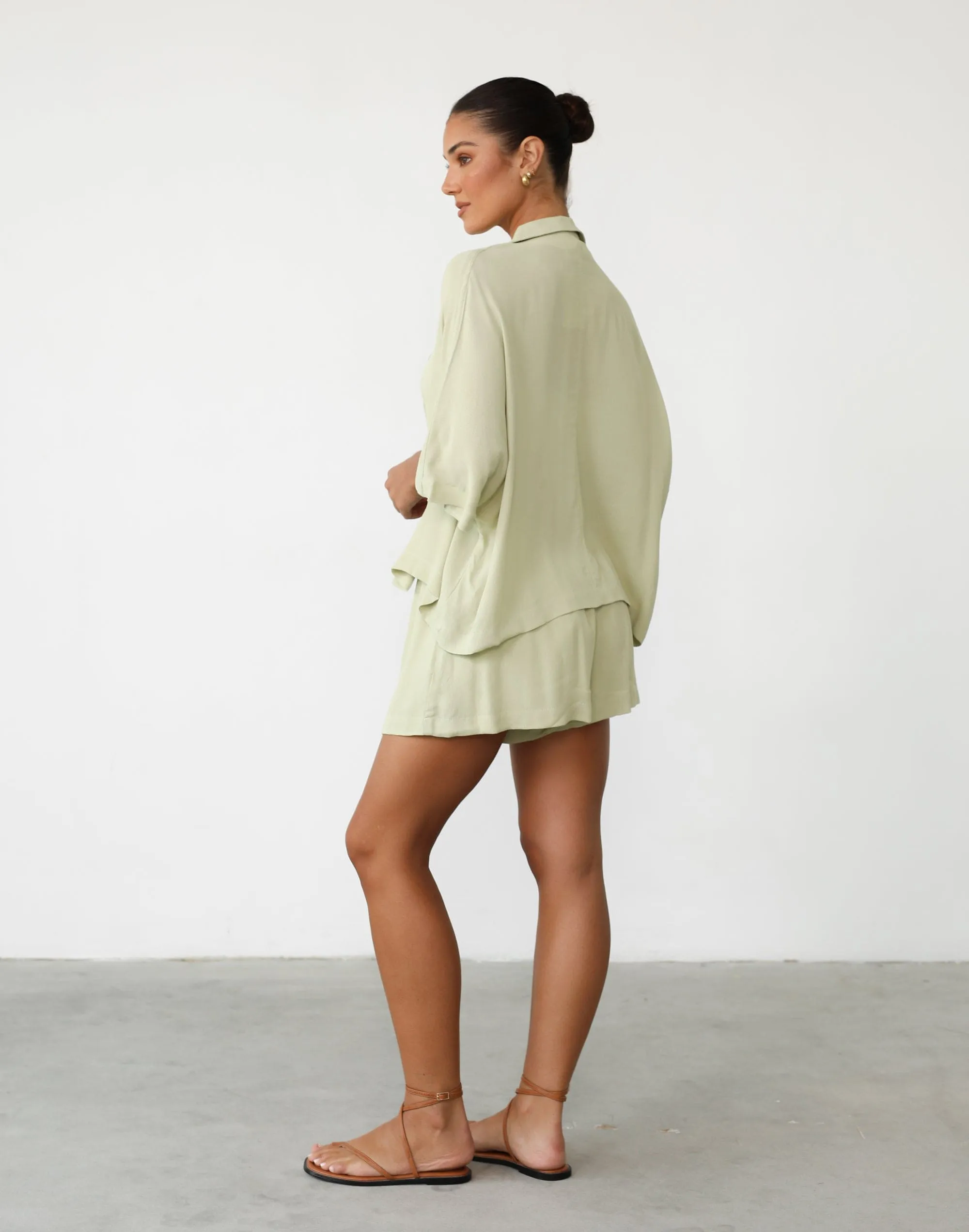 Divya Shorts (Pistachio)