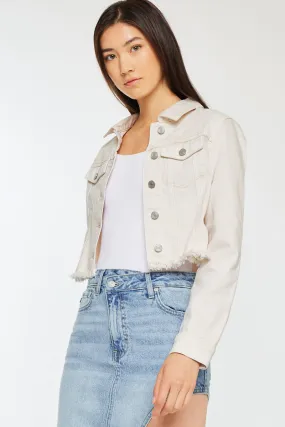 Ellie Cropped Denim Jacket