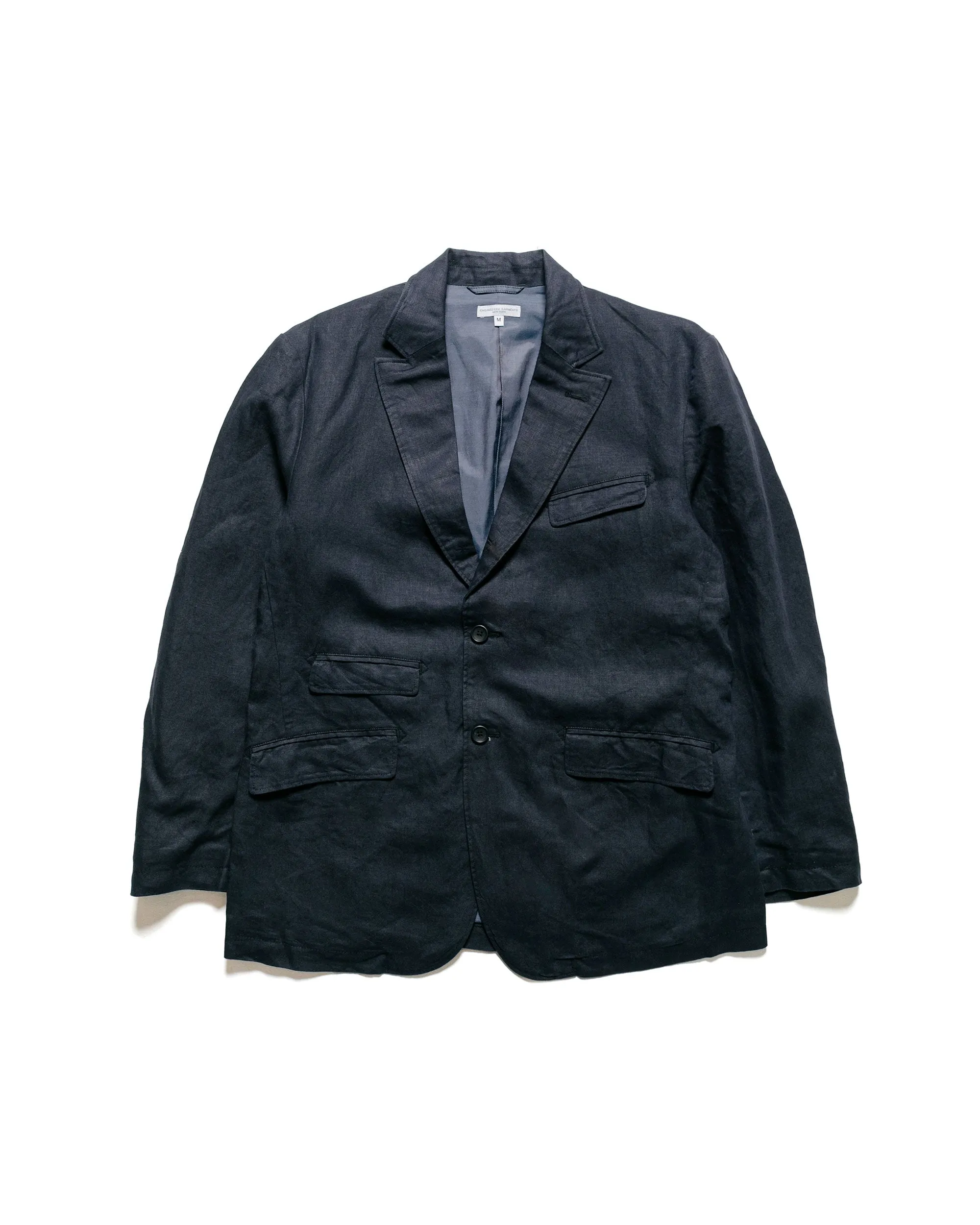 Engineered Garments Andover Jacket Navy Linen Twill