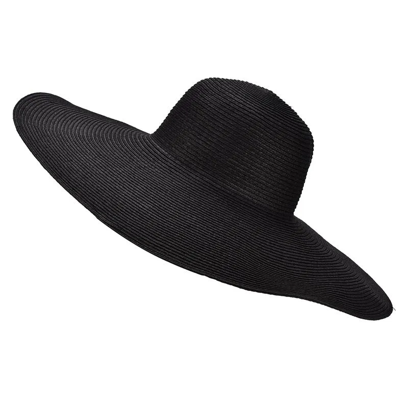 Extra Large Wide Brim Floppy Straw Sun Hat