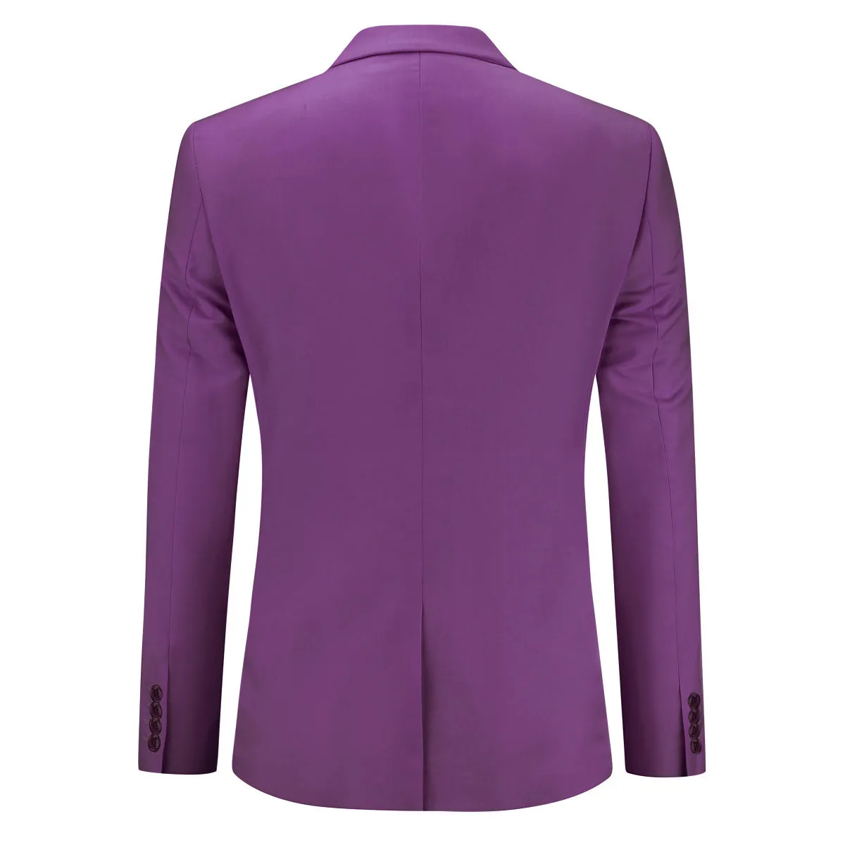 Fashion Jakcket One Button Casual Blazer Purple