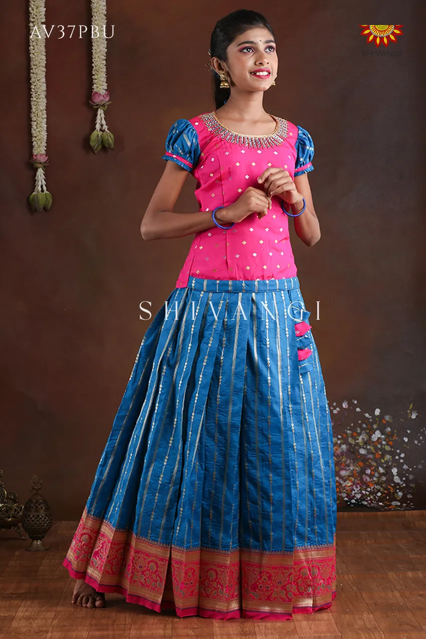 Festive Collection - Golden Palace Pattu pavadai !!!