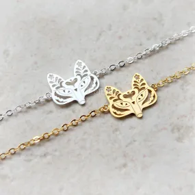 Flower Fox Bracelet