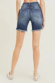 FRAYED RISEN SHORTS