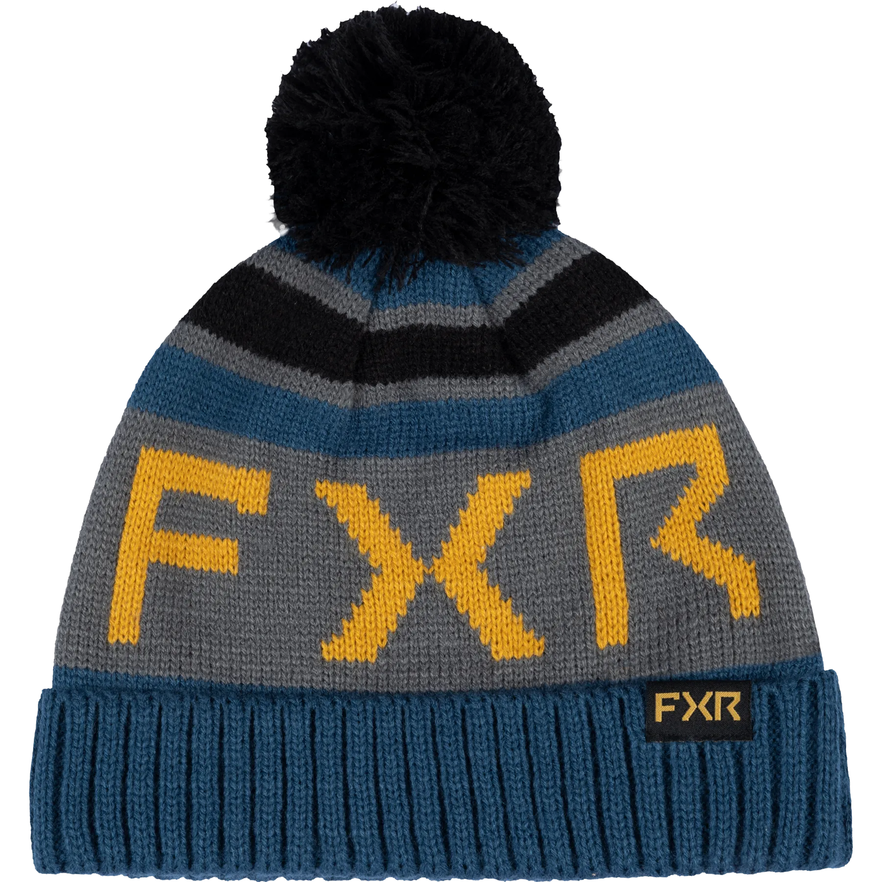 FXR Youth Helium Beanie Dark Steel/Sundial