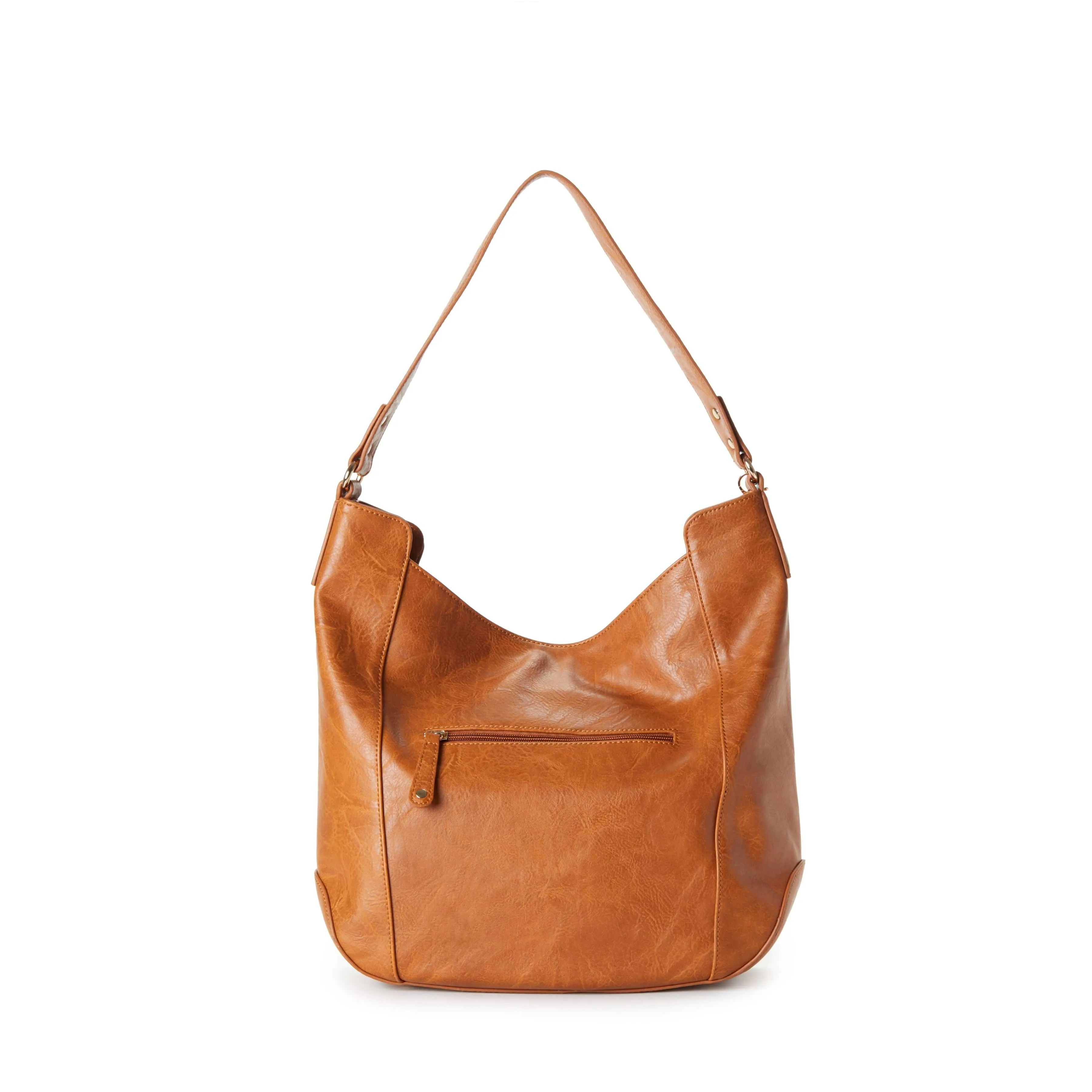 Gabriella Vegan Leather Chevron Weave Hobo | Multiple Colours