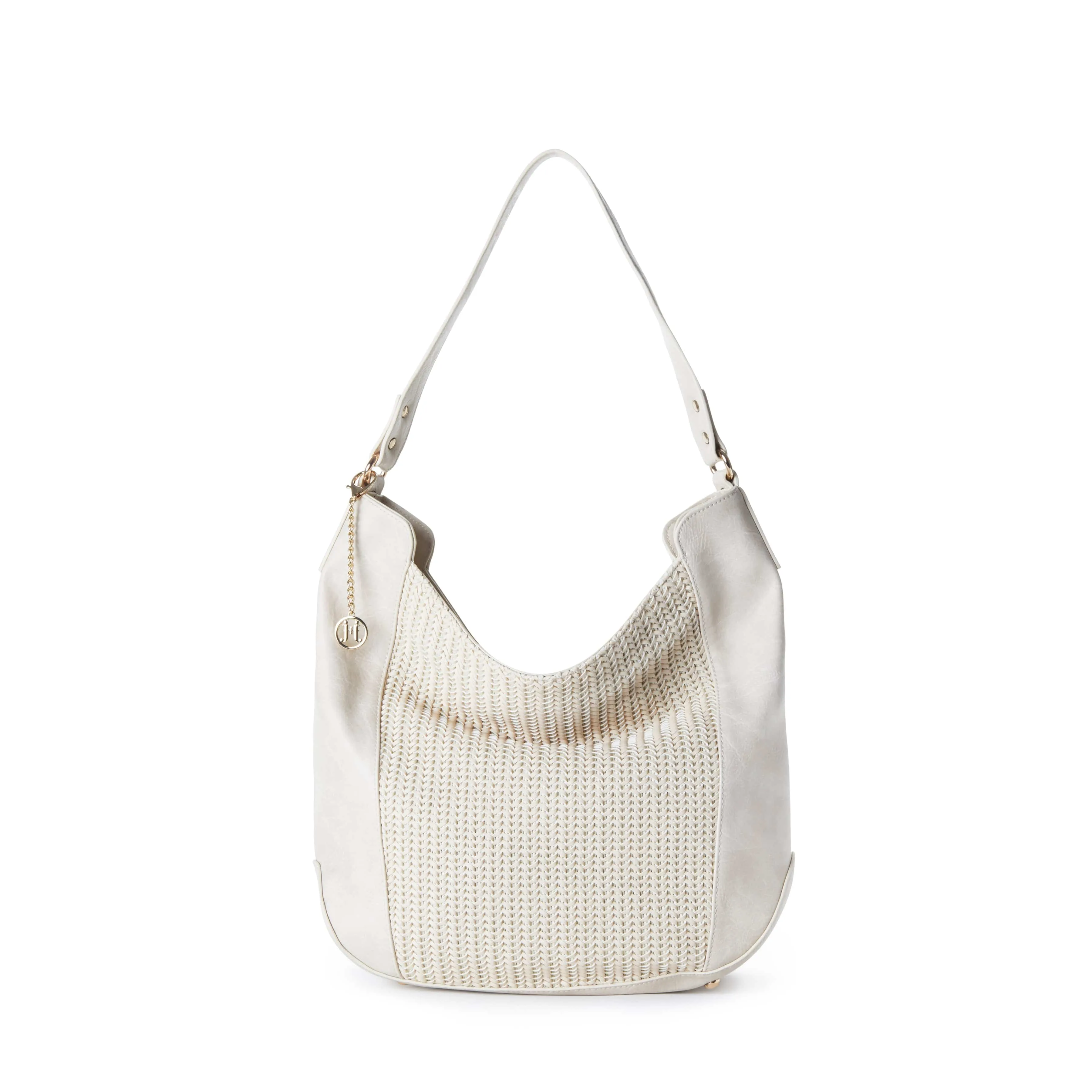 Gabriella Vegan Leather Chevron Weave Hobo | Multiple Colours