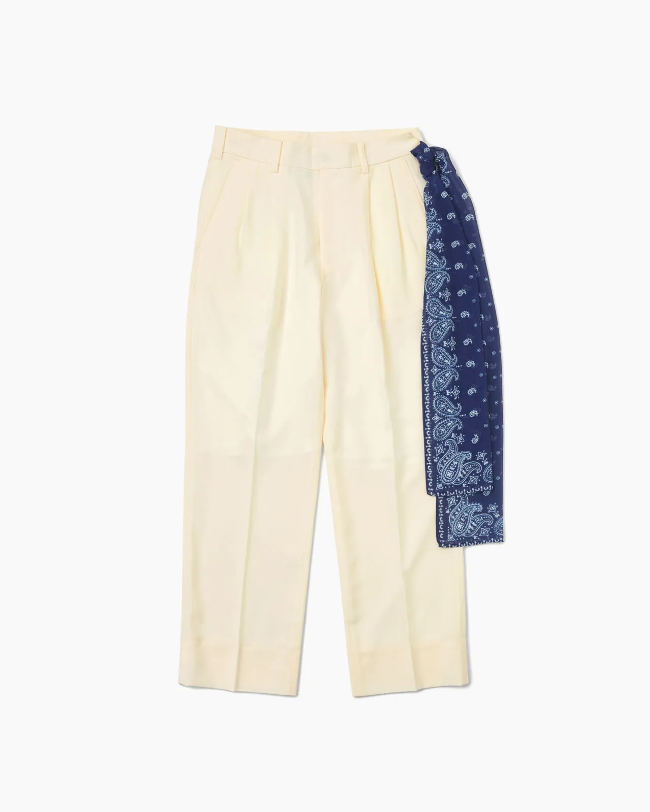 Grandma Basic Trousers Off White