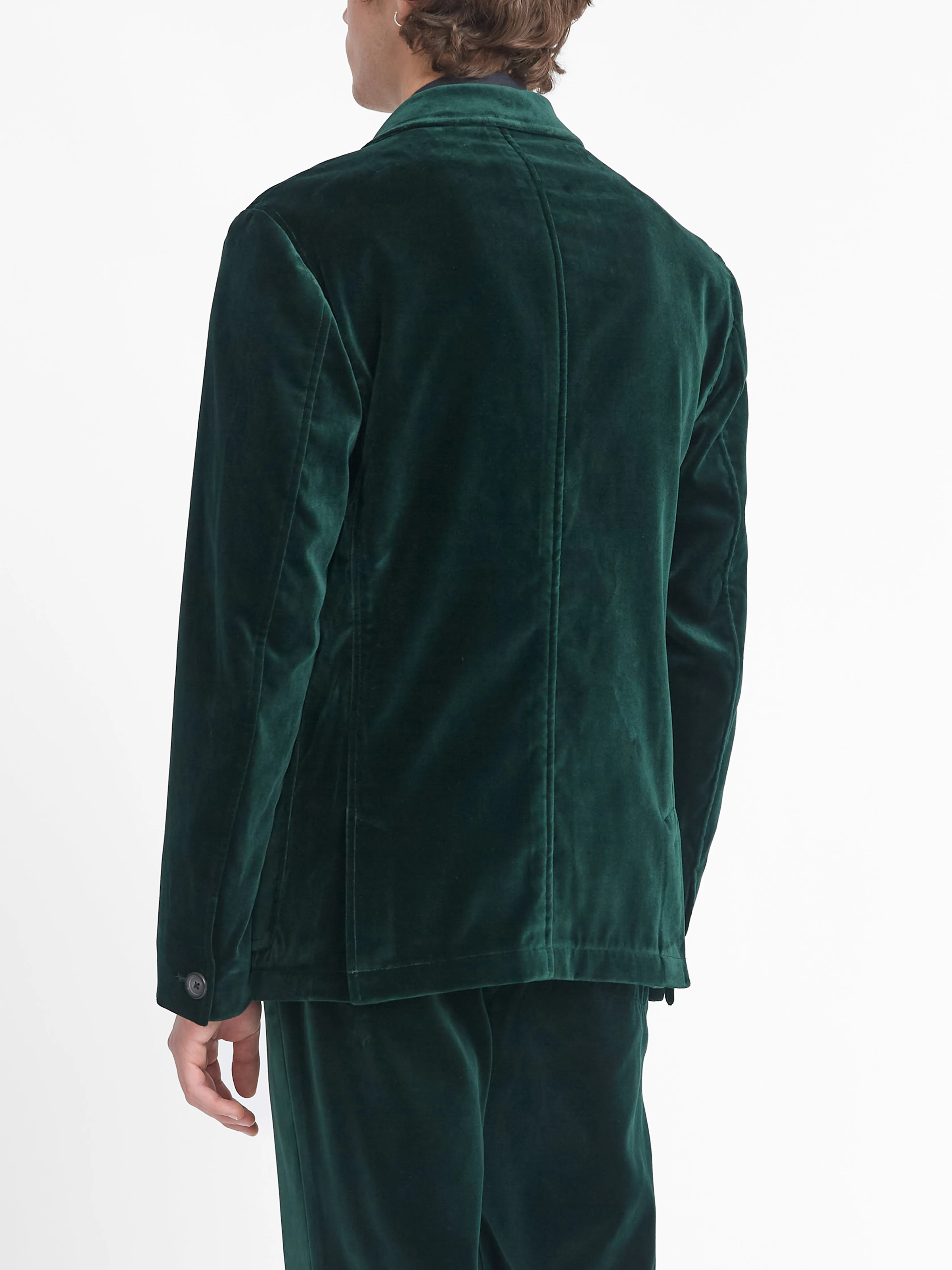 Green Velvet Mansfield Suit