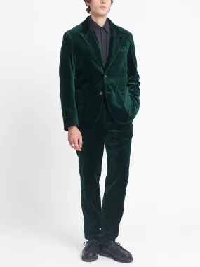 Green Velvet Mansfield Suit