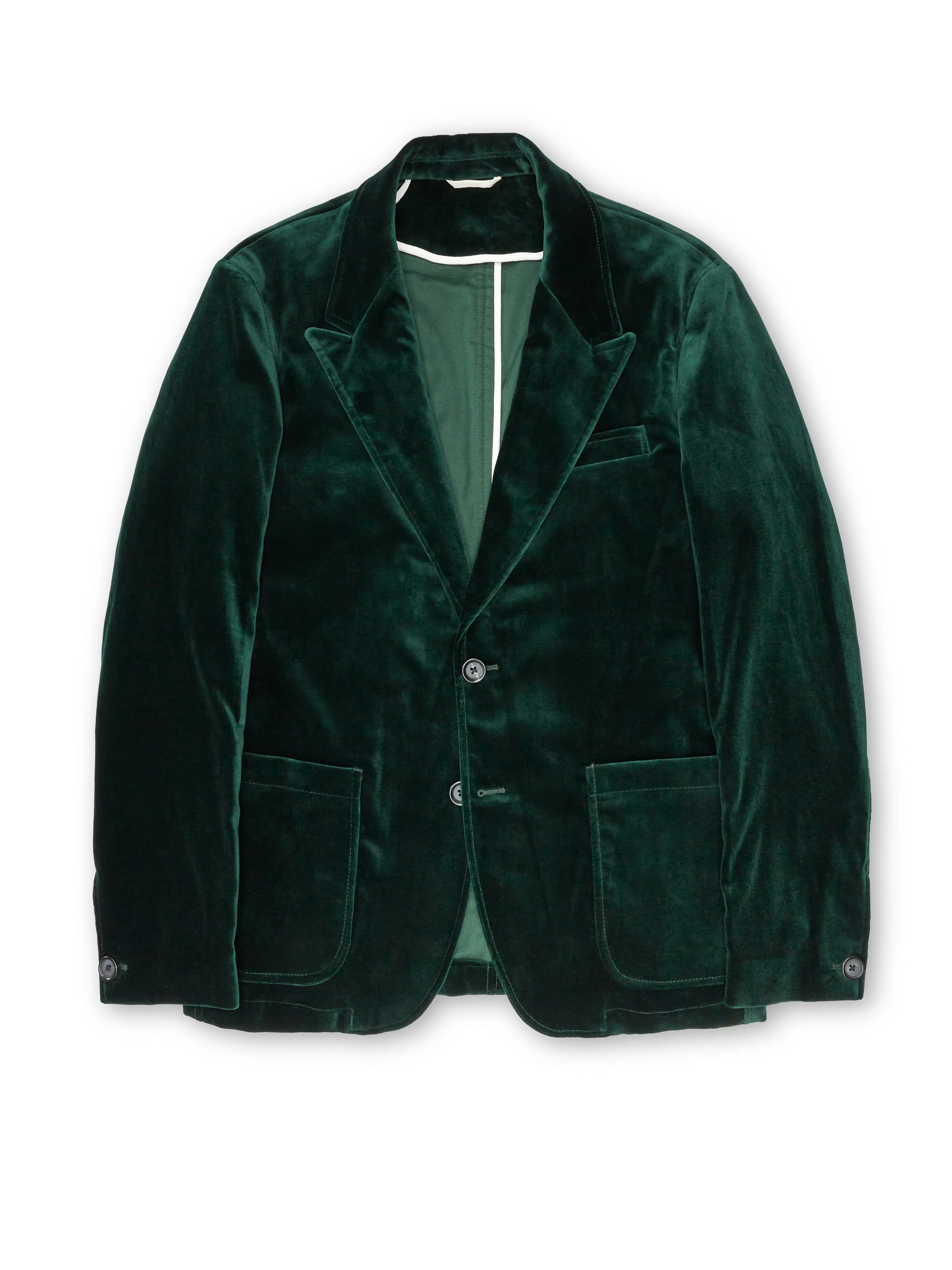 Green Velvet Mansfield Suit