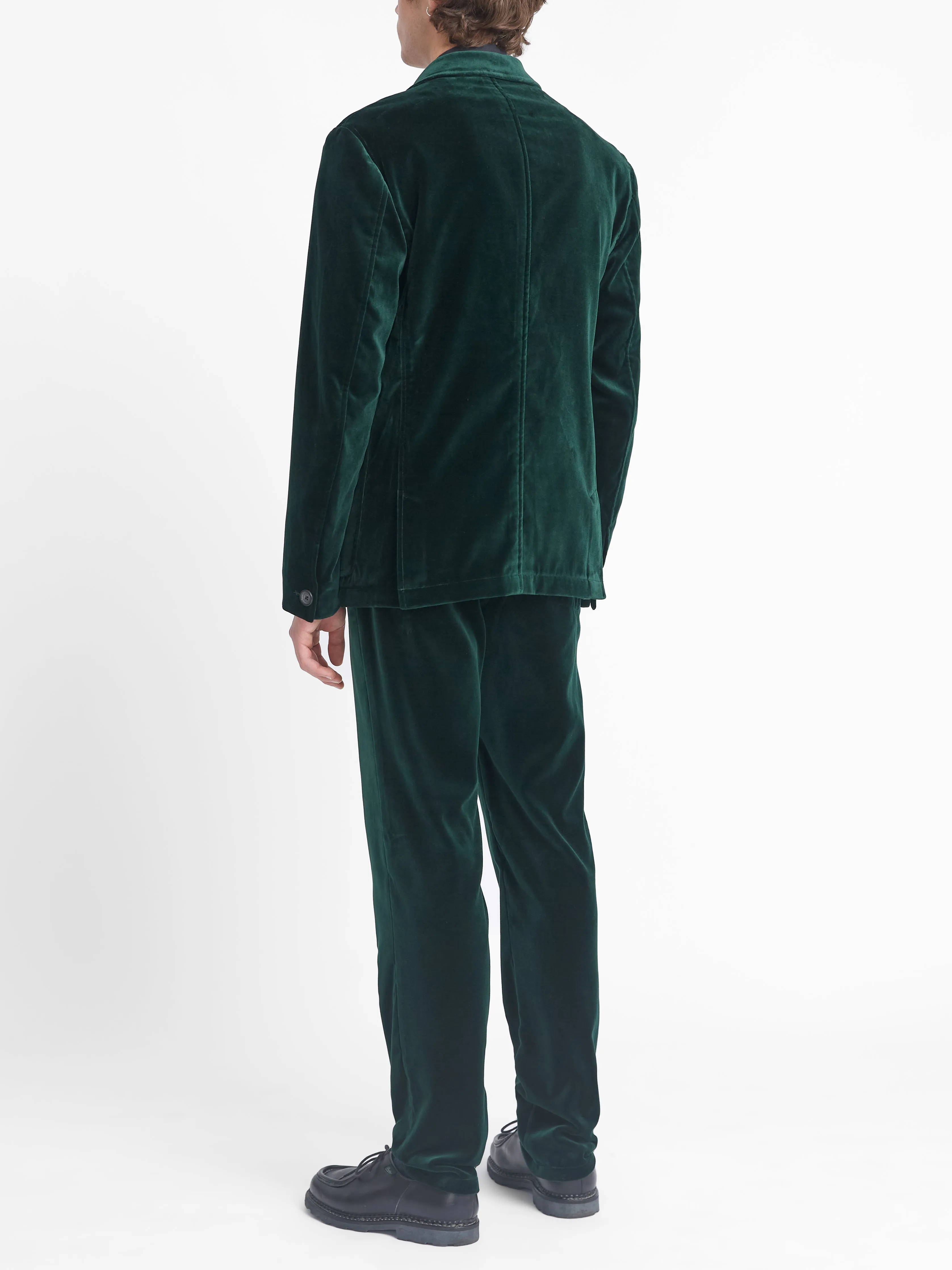 Green Velvet Mansfield Suit